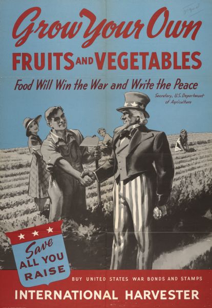 Victory garden poster from WWII