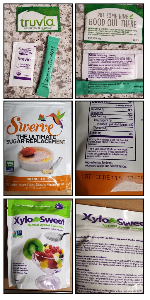 low carb sugars